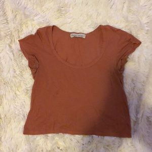 Project Social burnt orange t-shirt
